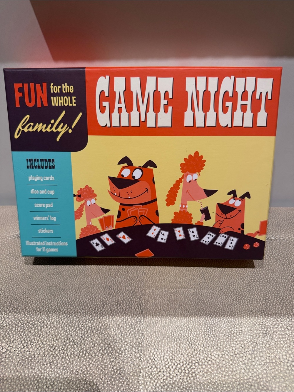 Game Night Family Board Game - Orange & Yellow